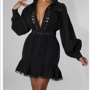 SOLD!!!!! Beautiful Black dress ladies. This is very nice for any occasion.